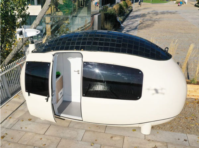 Capule houses running on solar and wind power Capule houses running on solar and wind power